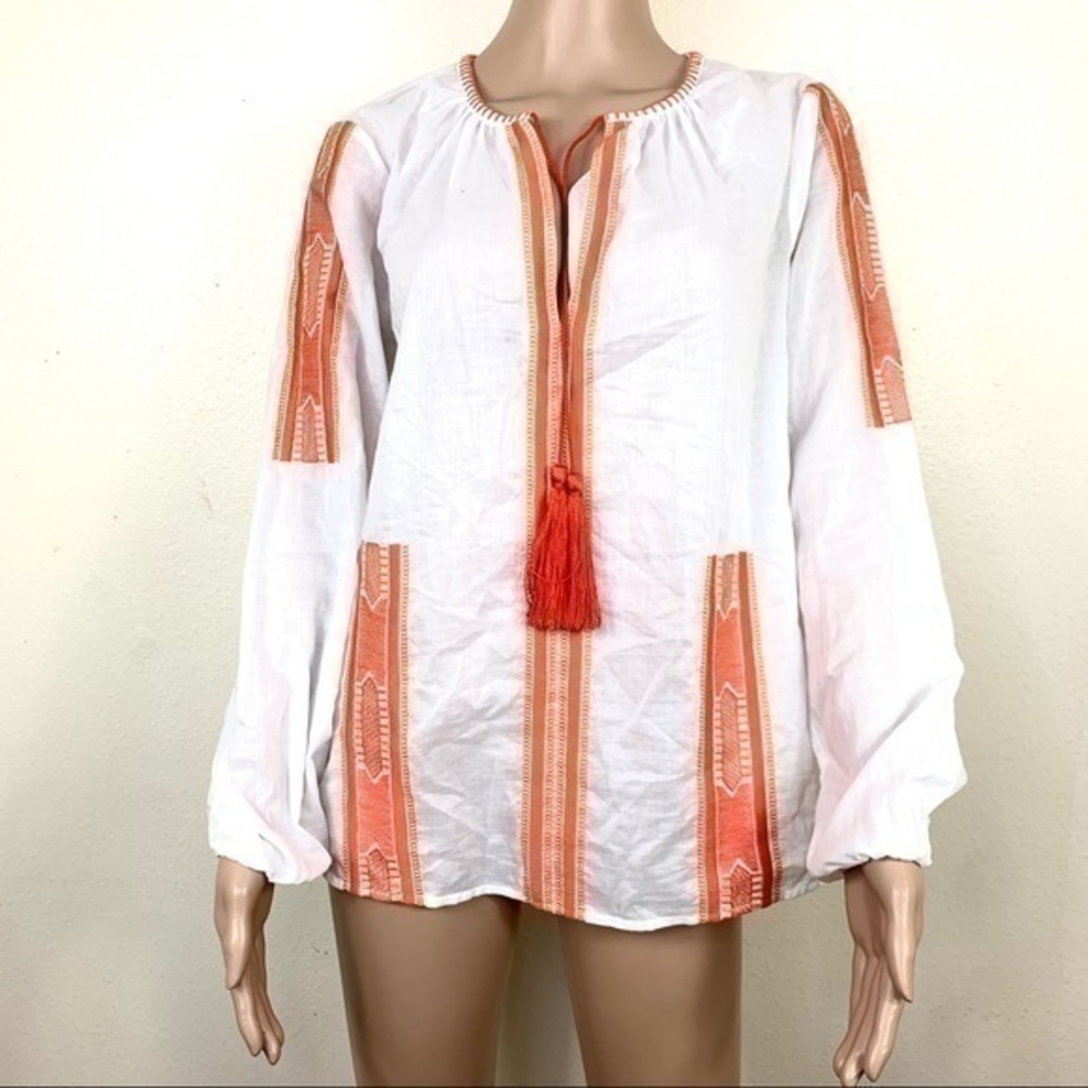 Michael Kors Women’s Top blouse Pink white S